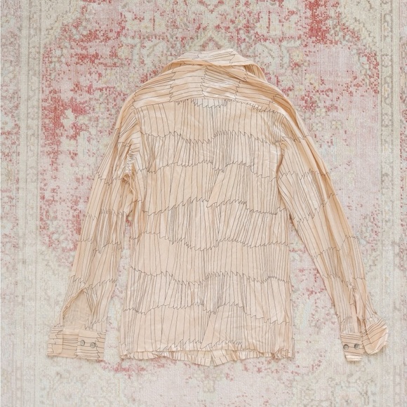 Decore, Woman’s 1980s Satin Disco Blouse - Picture 2 of 3